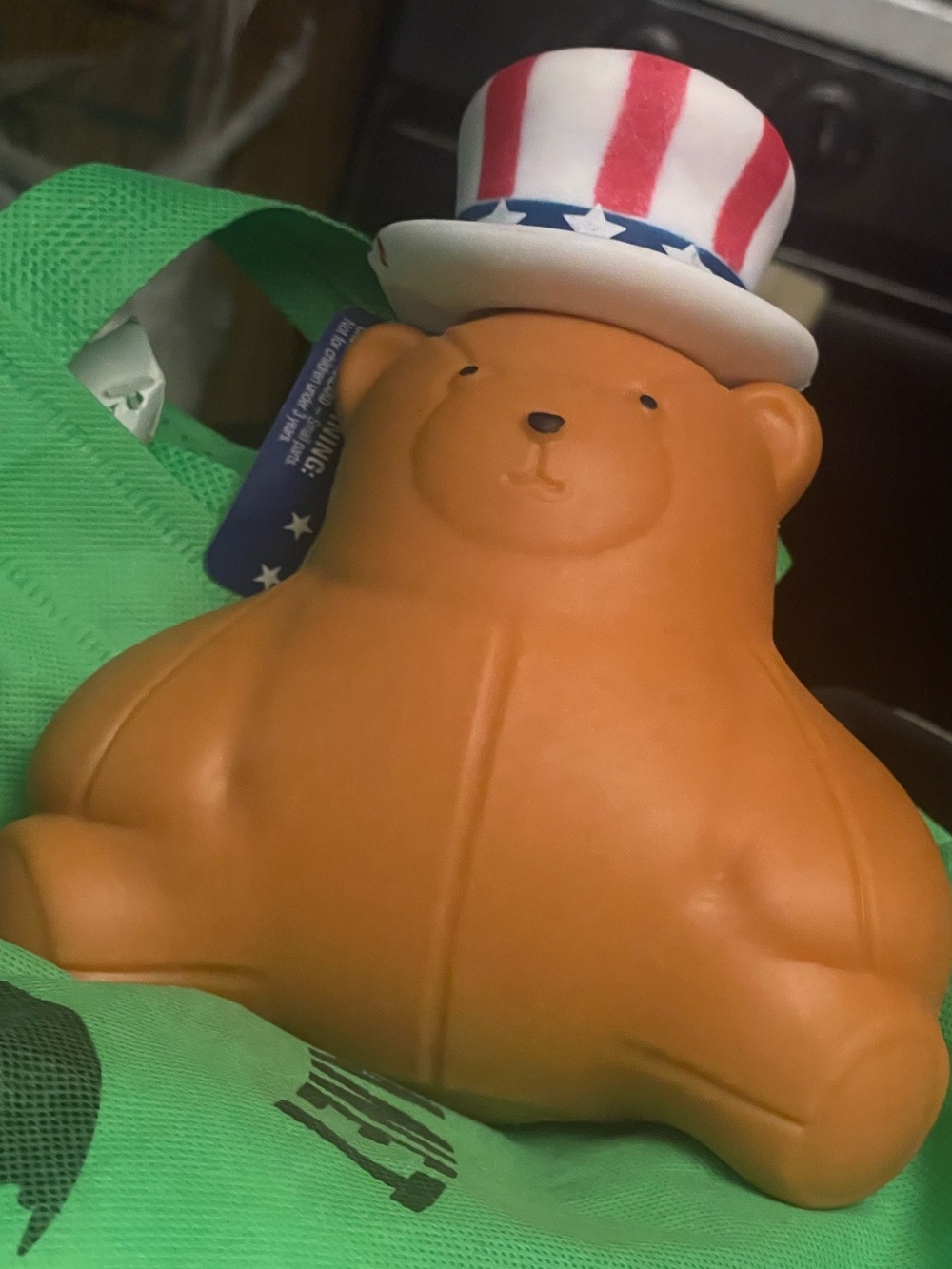 Squishy patriotic bear